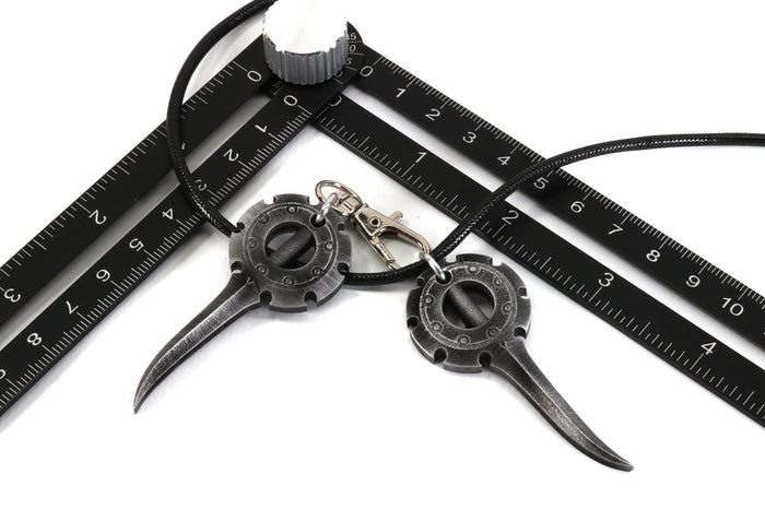 Rikku Dagger Final Fantasy X Gamer Keychain/Necklace for Final Fantasy Video Games Cosplay