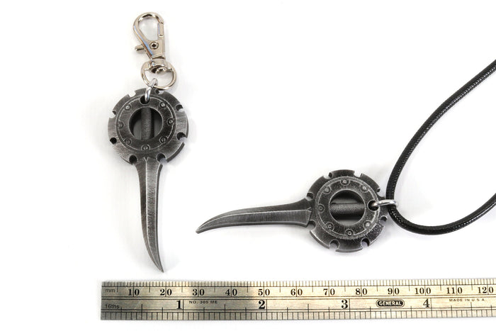 Rikku Dagger Final Fantasy X Gamer Keychain/Necklace for Final Fantasy Video Games Cosplay