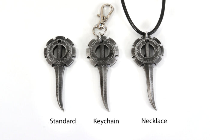 Rikku Dagger Final Fantasy X Gamer Keychain/Necklace for Final Fantasy Video Games Cosplay
