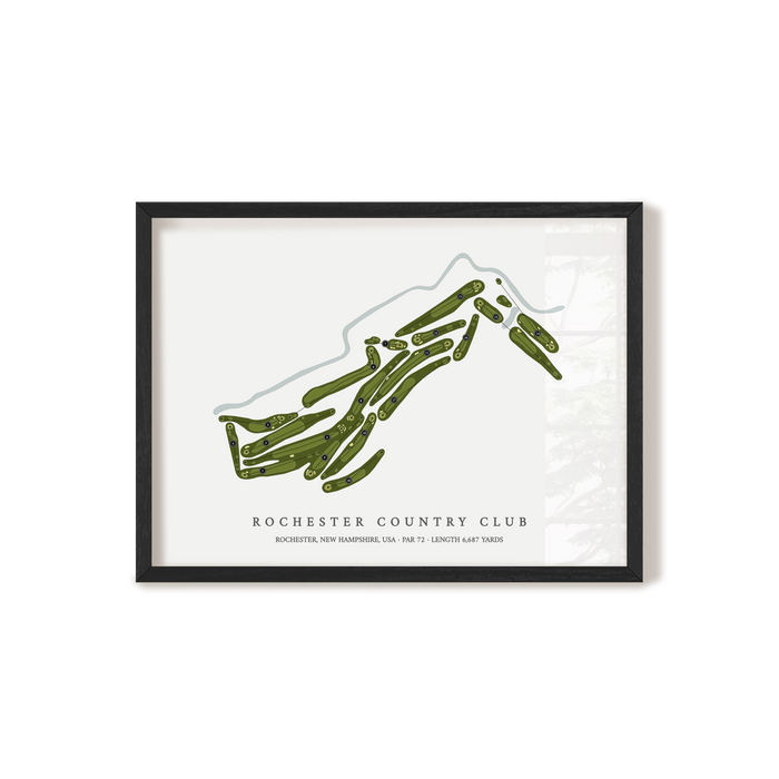 Rochester Country Club | Golf Course Map | Black+Frame