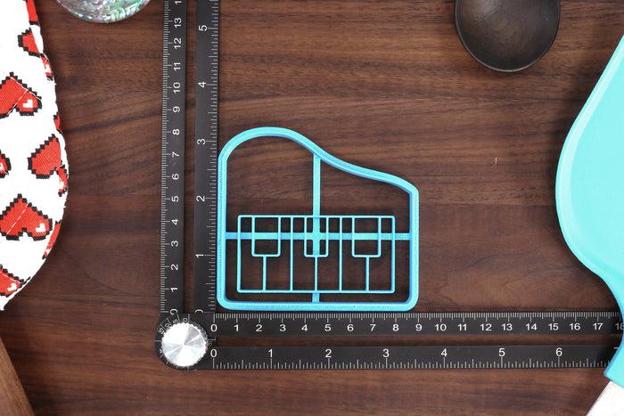 Rock n Roll Cookie Cutters - Boombox, Electronic Piano, Hand Horns, Vinyl Record, Microphone - Musician Gift