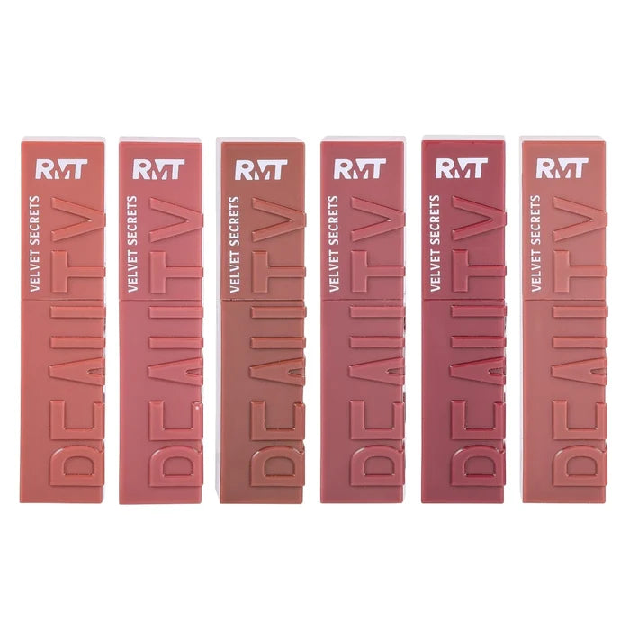 Romantic Beauty - Velvet Liquid Lipstick 24pcs (Nude Color)