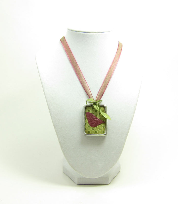 Rose Fairy Wing Soldered Pendant Necklace