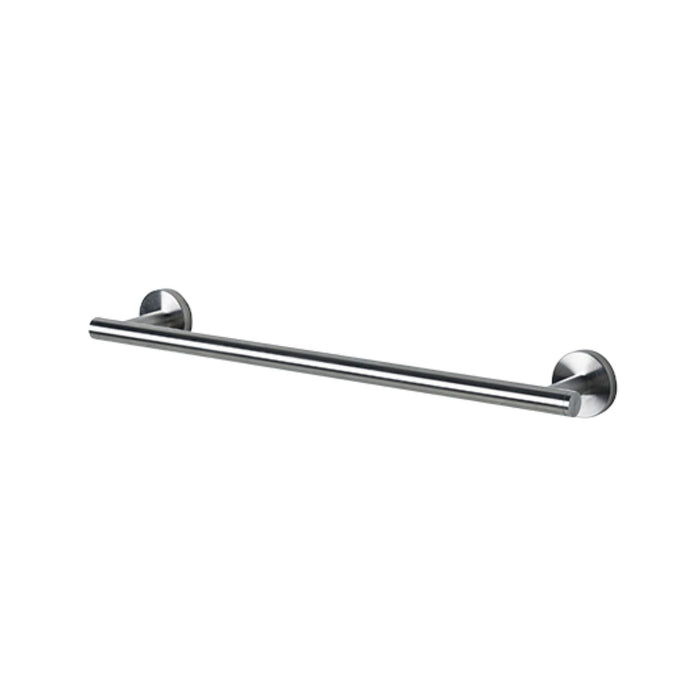 ROUND Inox Towel Rail 45cm - Brushed S/S Bathroom Accessories Noken By Porcelanosa