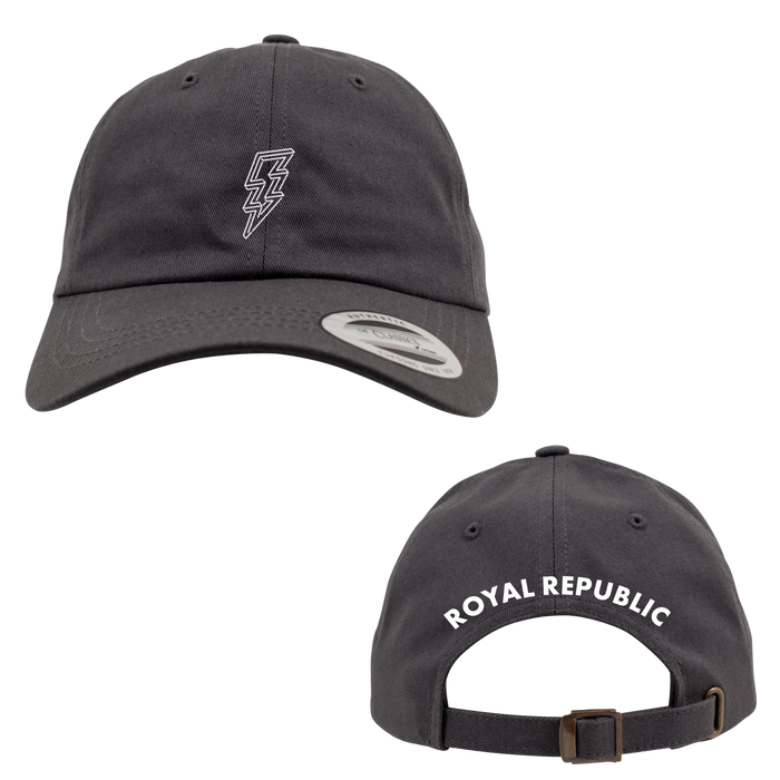 ROYAL REPUBLIC - Flash Logo Cap (dark grey)