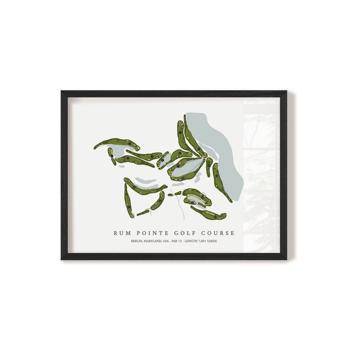 Rum Pointe Golf Course | Golf Course Map | Black+Frame