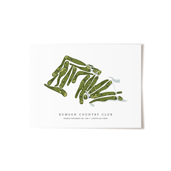 Rumson Country Club | Golf Course Print | Unframed