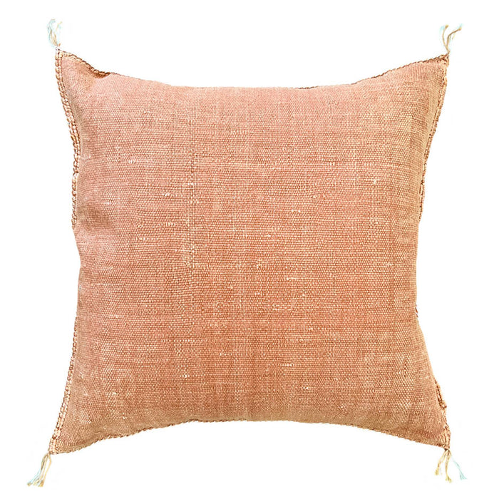 Rust XLIII Moroccan Sabra Cactus Silk Pillow
