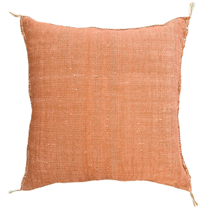 Rust XLIV Moroccan Sabra Cactus Silk Pillow