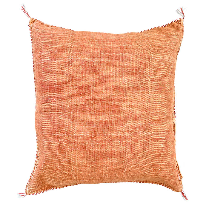Rust XLVIII Moroccan Sabra Cactus Silk Pillow