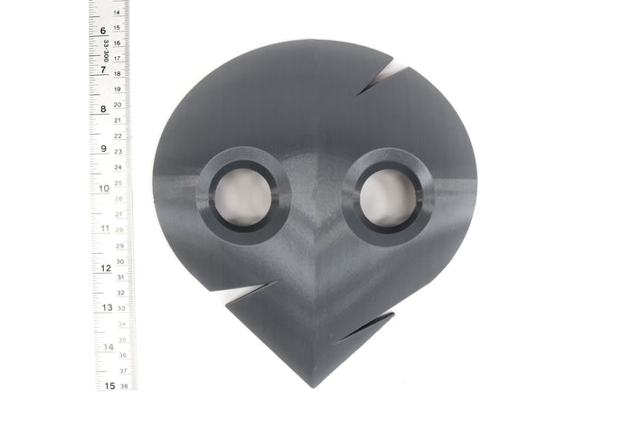Sachiel Archangel Mask DIY Cosplay Prop Kit - Cyberpunk Facemask, Dystopian Face Guard