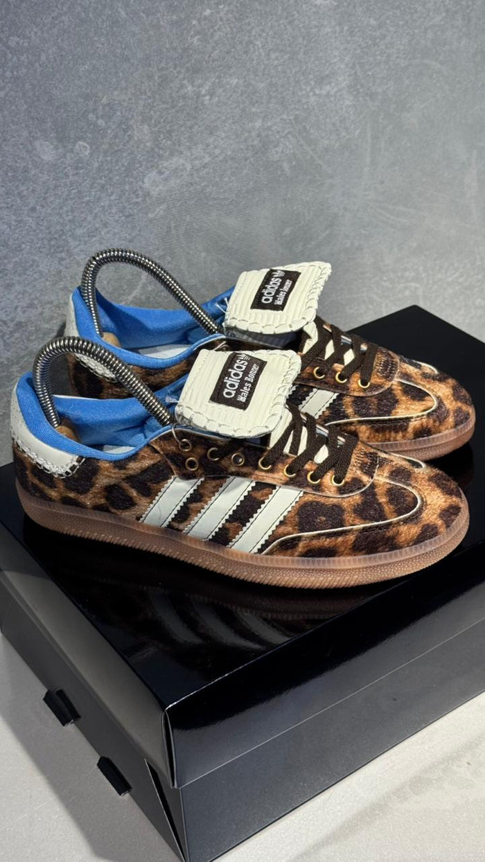 ADIDAS SAMBA LEOPARDO AZUL