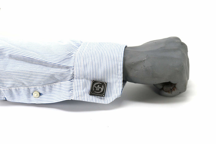 Samurai FFXIV Job Cufflinks - SAM Metal Resin, Final Fantasy 14 FF14 Soul Crystal - LootCaveCo