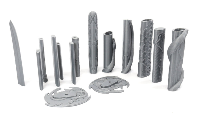 FFXIV Samurai Kiku-ichimonji DIY Cosplay Prop Kit - Samurai Cosplay - Ninja Katana Cosplay Prop