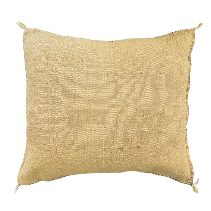 Sandstone VI Moroccan Sabra Cactus Silk Pillow