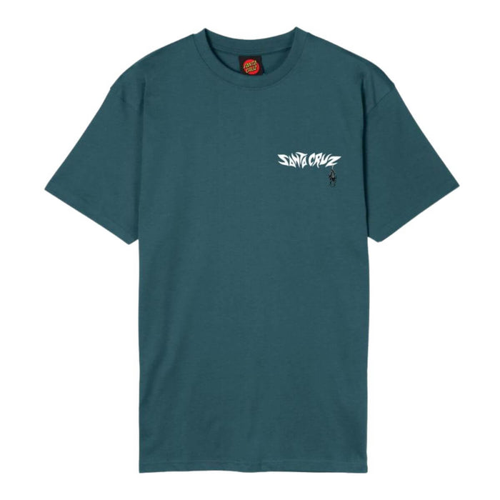 Santa Cruz Pace Torch Bones T-Shirt Deep Sea