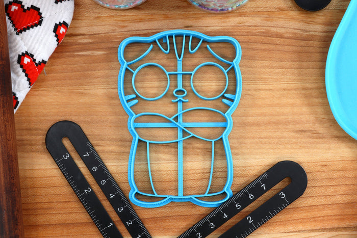 Scottish Fold Cookie Cutters - Scottish Fold Outline, Scottish Fold Face, Scottish Fold Sitting - Cat Gift Scottish Fold Owner