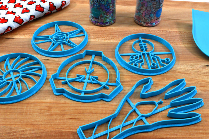 SCP Groups of Interest Cookie Cutters - SCP SCard, Chaos Insurgency, The Serpents Hand, The Church of the Broken God, The Fifth Church