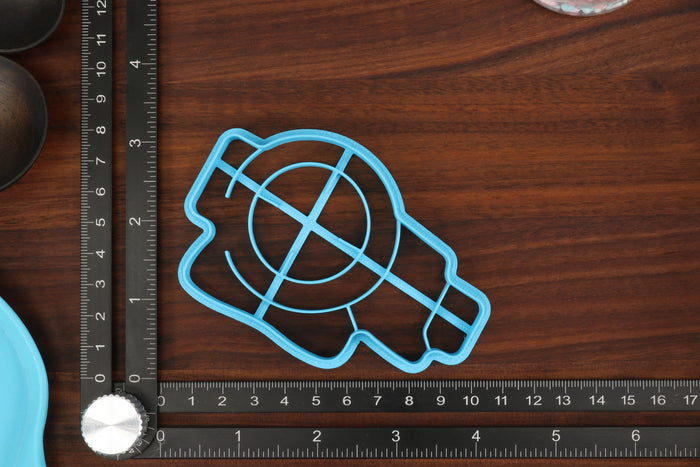 Scuba Diving Cookie Cutters, Set 1 - Depth Gauge, Scuba Fins, Scuba Goggles, Scuba Respirator, Scuba Tank - Water Sports
