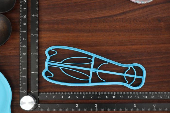 Scuba Diving Cookie Cutters, Set 1 - Depth Gauge, Scuba Fins, Scuba Goggles, Scuba Respirator, Scuba Tank - Water Sports