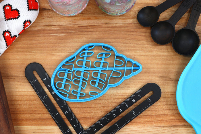 Seashell Cookie Cutters - Babylon Shell, Sand Dollar, Nautilus, Tulip Conch, Egg Crownie - Beach Gift IDea