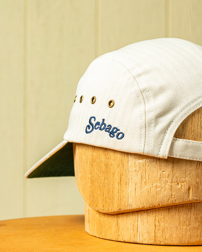 Sebago Swordfish in Natural Herringbone Twill