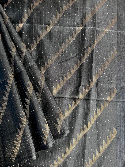 Sequinned matka organza saree