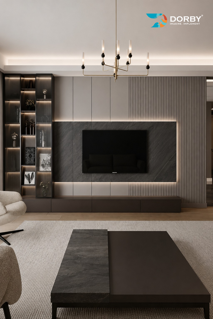 Sequoia Grey - AB 9066 tv units