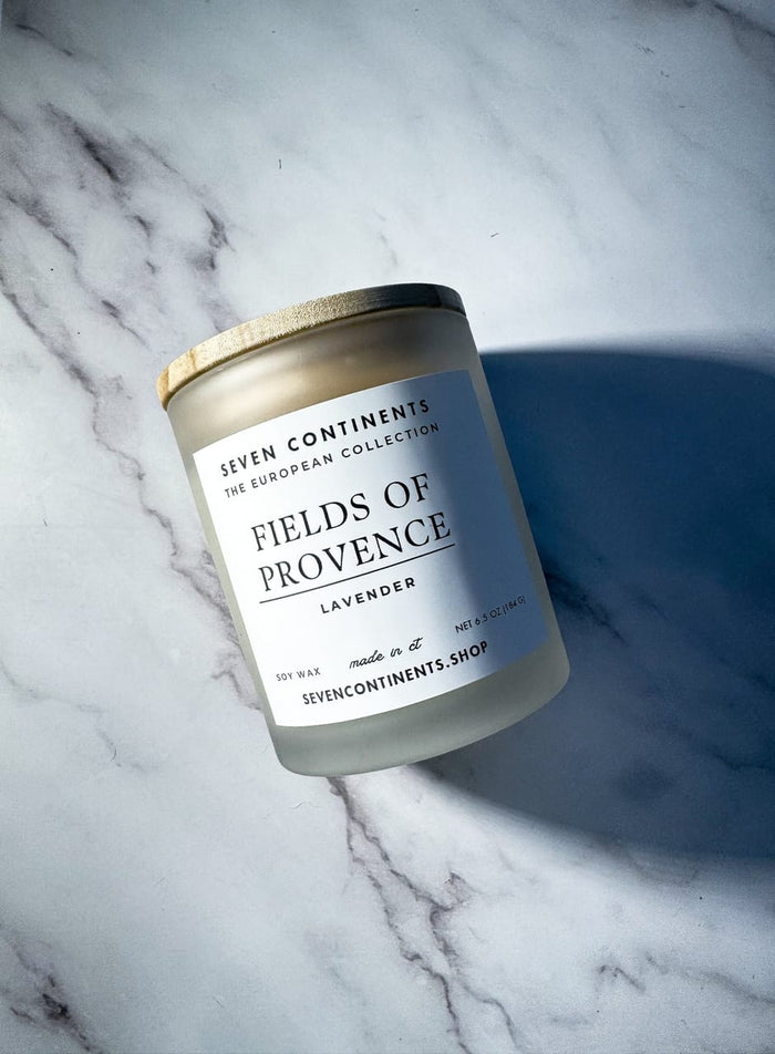 Seven Continents Fields of Provence Candle