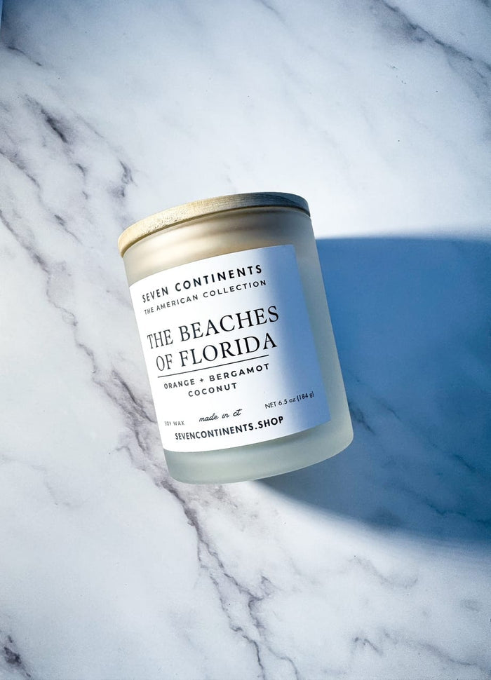Seven Continents The Beaches of Florida Candle