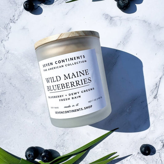 Seven Continents Wild Maine Blueberries Candle