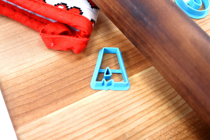 Showcard FONT Cookie Cutters - Fondant Letters, Letters for Cake decorating