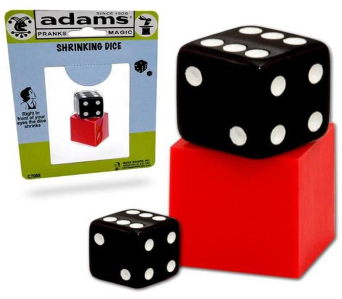 Shrinking Dice - Very Visual Close-up Magic - Very Easy To Do! - SS Adams Product Line