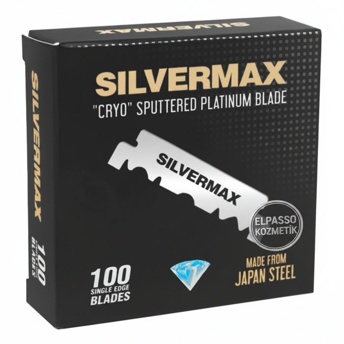 Silvermax Cryo Sputtered Platinum Blade 100 Single Edge Blades