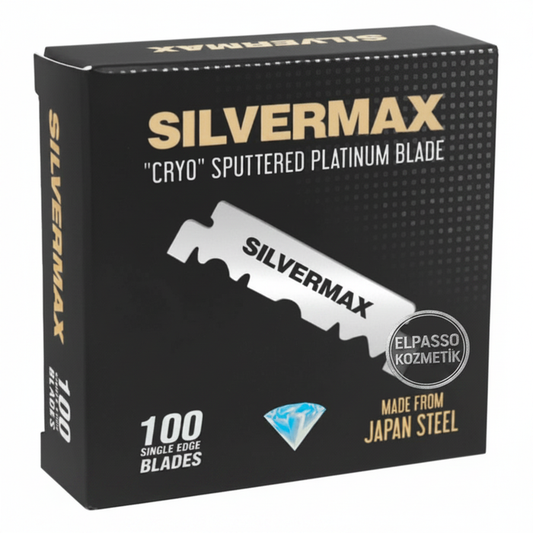 Silvermax Cryo Sputtered Platinum Blade 100 Single Edge Blades