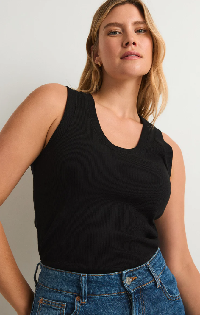 Sirena Rib Tank - Black