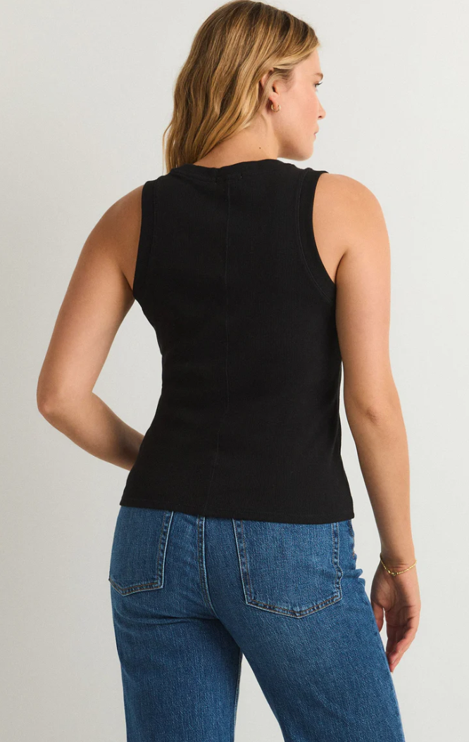 Sirena Rib Tank - Black