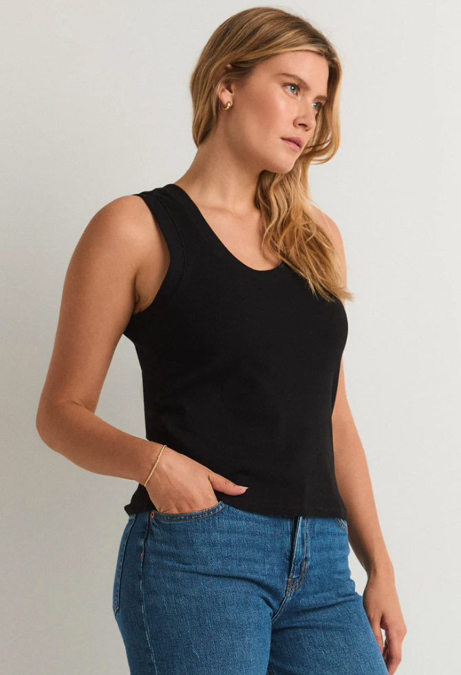 Sirena Rib Tank - Black