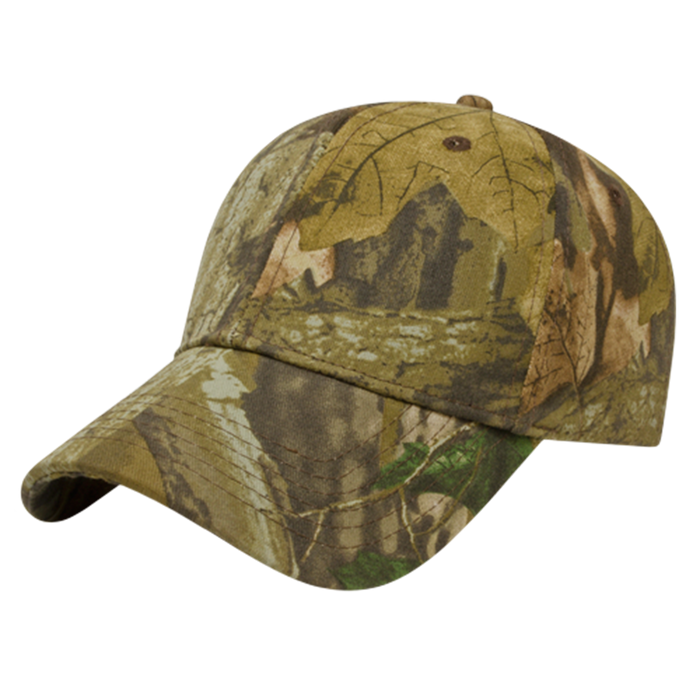Six Panel Structured Camo Cap