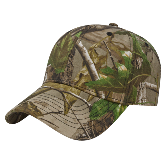 Six Panel Structured Camo Cap