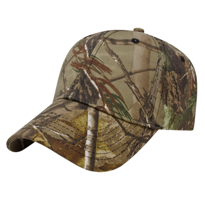Six Panel Structured Camo Cap