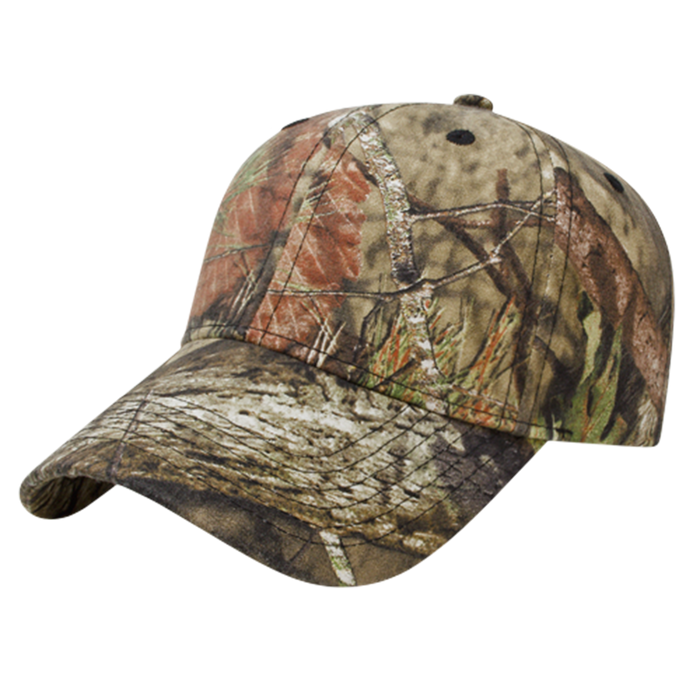 Six Panel Structured Camo Cap