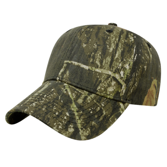 Six Panel Structured Camo Cap