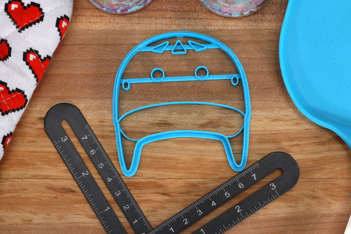 Skateboard Cookie Cutters - Skateboard Outline, Skateboarding Helmet, Kneepads, Ramps, Skull Deck - SkatingCookie Cutter