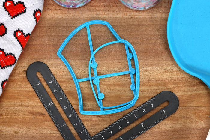 Skateboard Cookie Cutters - Skateboard Outline, Skateboarding Helmet, Kneepads, Ramps, Skull Deck - SkatingCookie Cutter