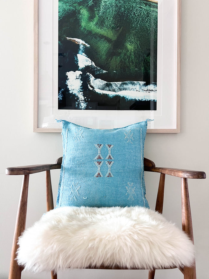 Sky XL Moroccan Sabra Cactus Silk Pillow