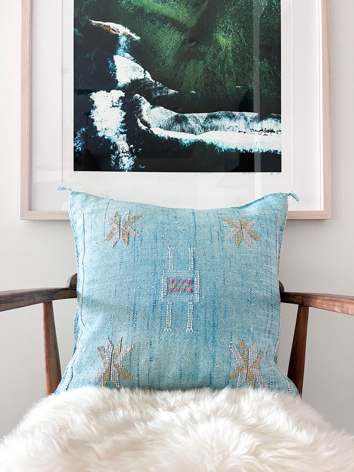 Sky XLII Moroccan Sabra Cactus Silk Pillow