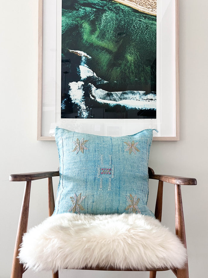 Sky XLII Moroccan Sabra Cactus Silk Pillow