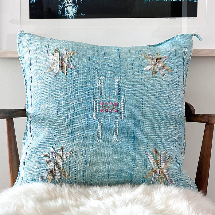 Sky XLII Moroccan Sabra Cactus Silk Pillow