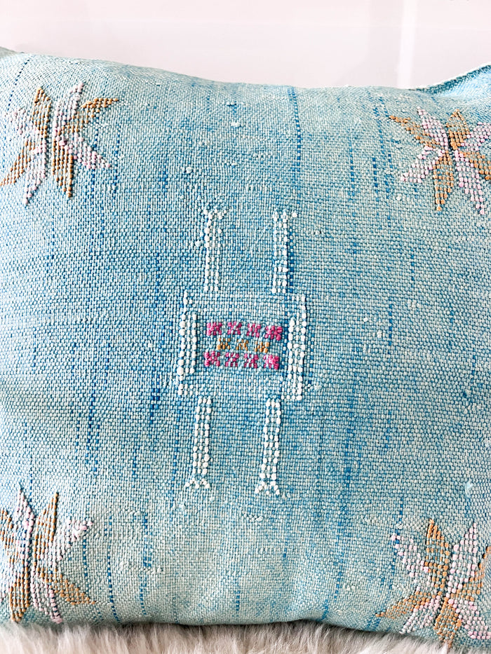 Sky XLII Moroccan Sabra Cactus Silk Pillow